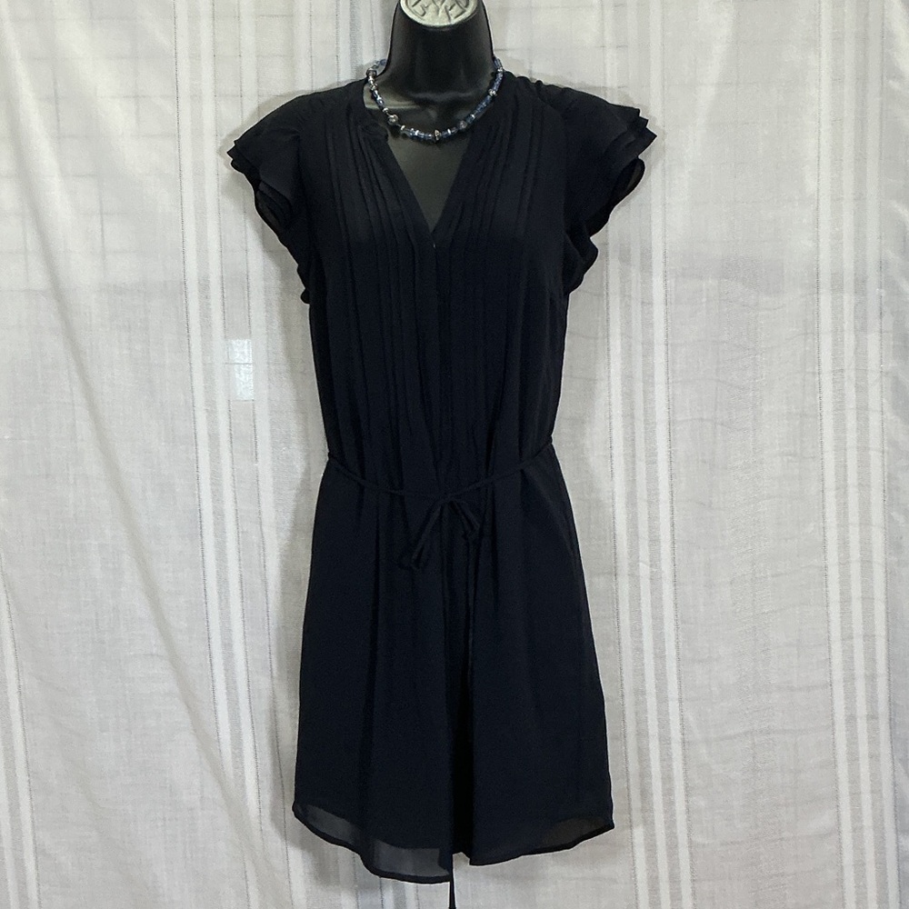 H&M Black Dress with Pink Tag Accent
